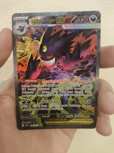 Carta pokemon mega gengar - pokemon,